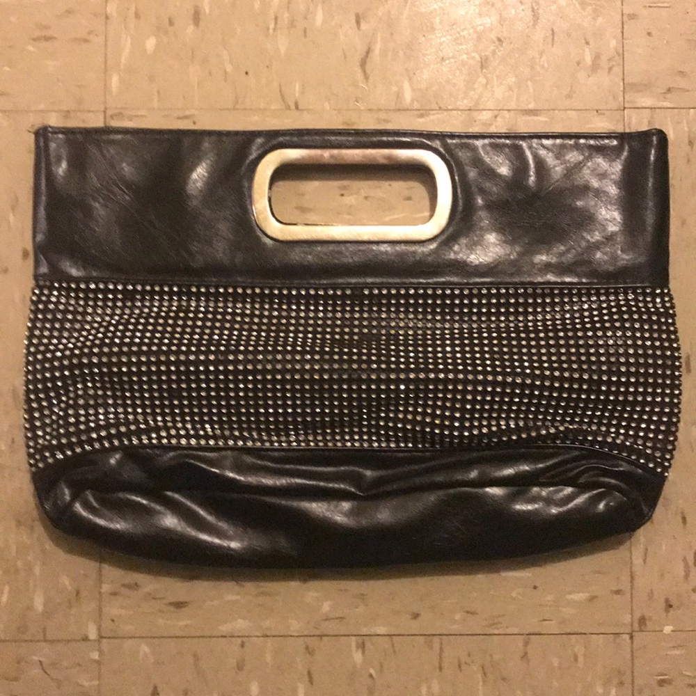 Rhinestone clutch bag